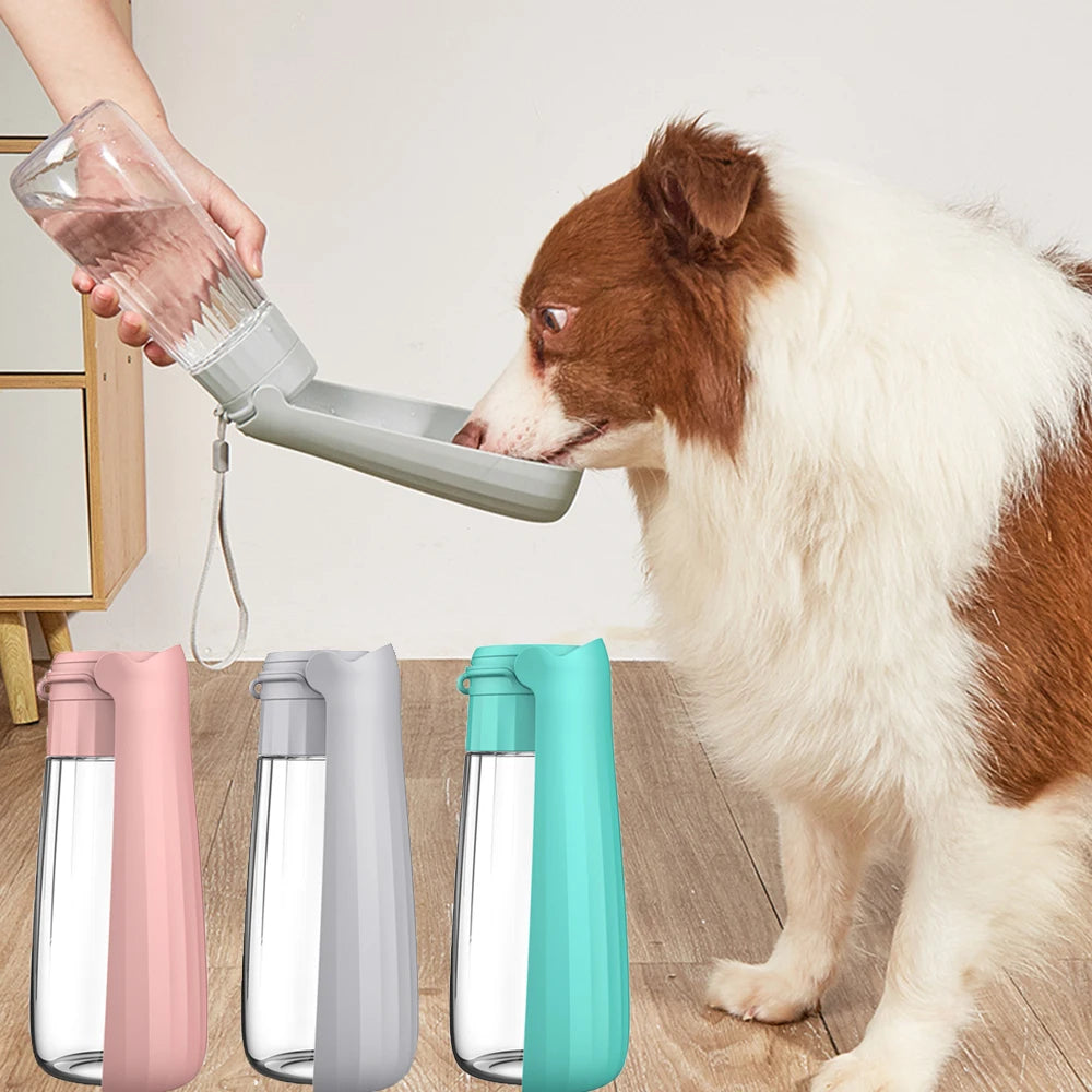 Portable Dog & Cat Water Bottle – Foldable & Travel-Friendly