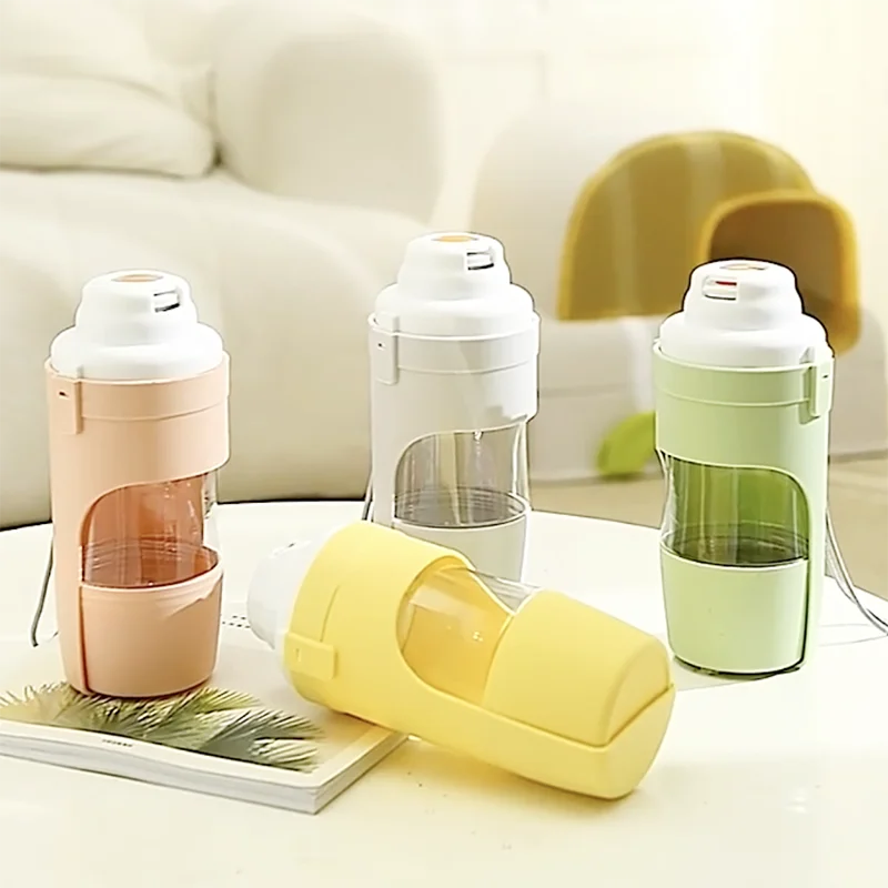 2-in-1 Pet Travel Water & Food Bottle – Portable & Foldable