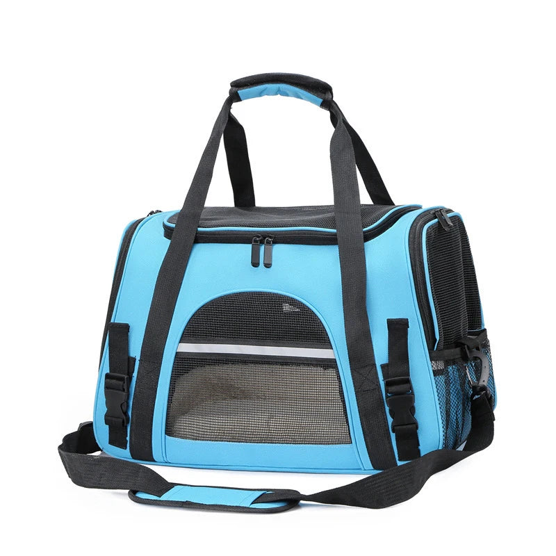 Travel Pet Bag – Foldable & Breathable Shoulder Carrier