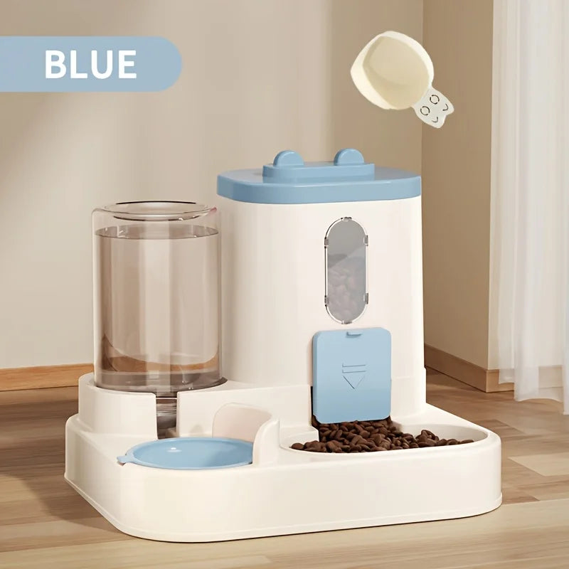 2-in-1 Cat Food & Water Dispenser