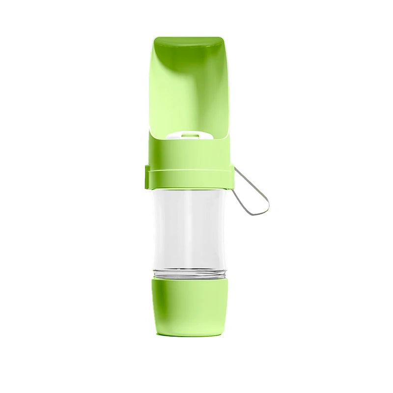 2-in-1 Pet Travel Water & Food Bottle – Portable & Foldable