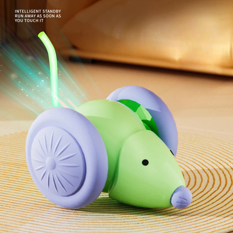 Interactive Electric Cat Toy – Rechargeable Mouse Car