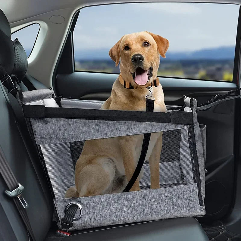 Car Pet Seat Basket – Safe & Comfortable Travel for Dogs or Cats