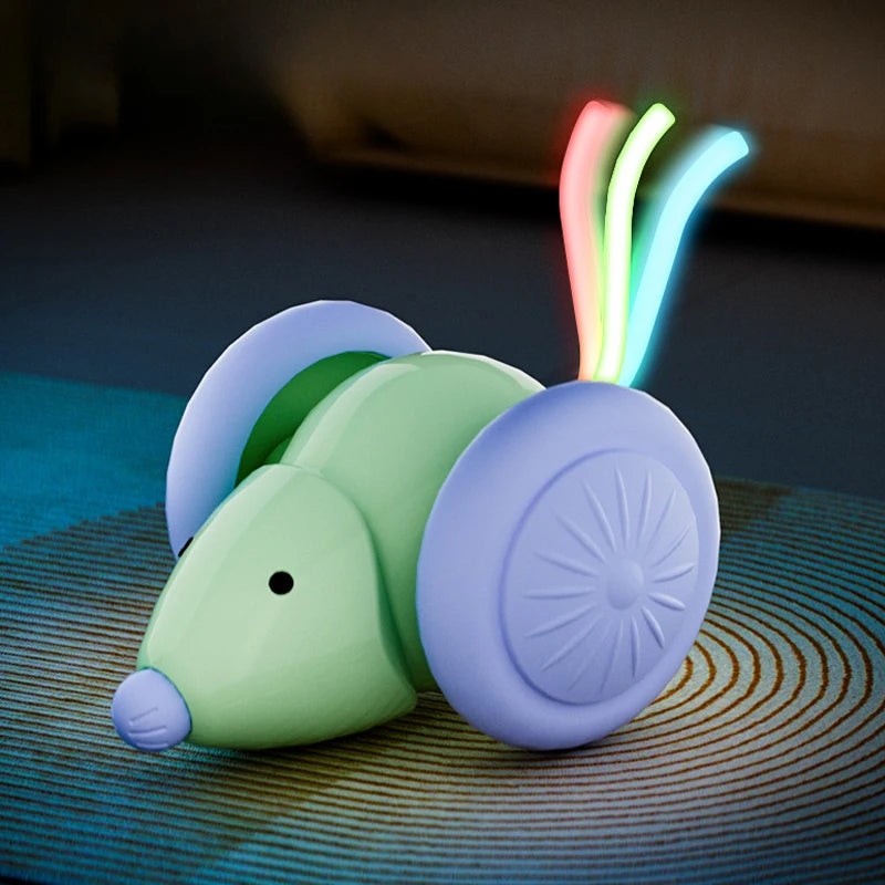 Interactive Electric Cat Toy – Rechargeable Mouse Car