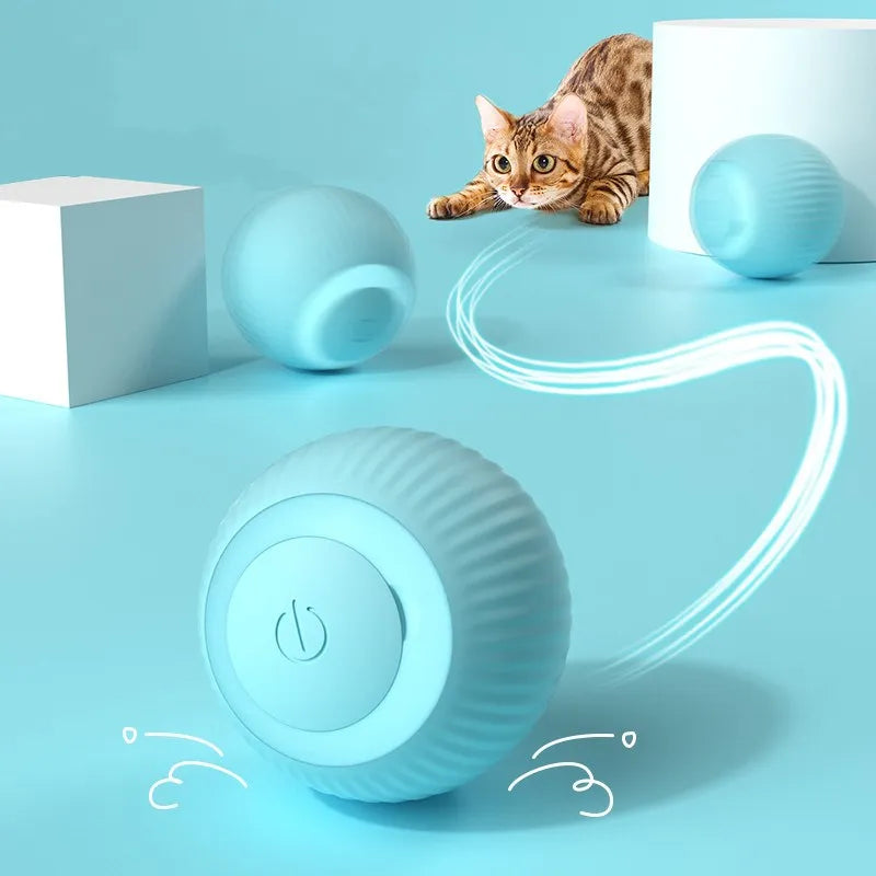 Interactive Electric Cat Ball – Smart Rolling Toy for Indoor Play