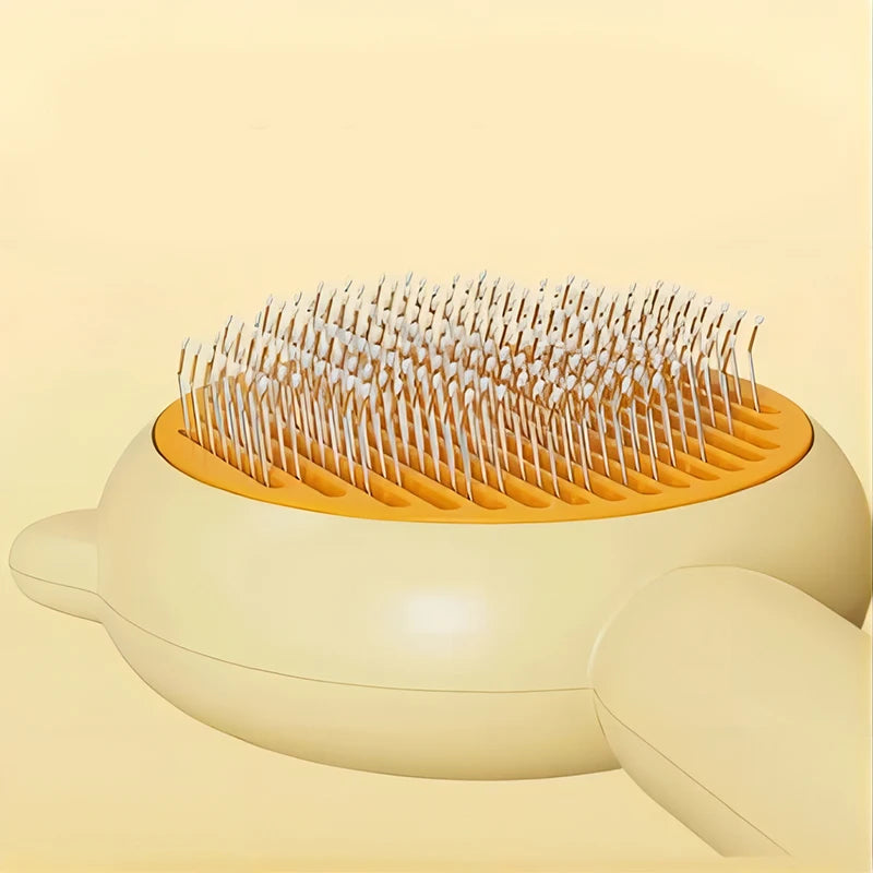 Pet Brush – One-Click Self-Cleaning Grooming Brush for Dogs & Cats