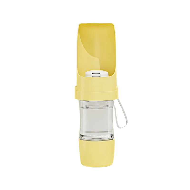 2-in-1 Pet Travel Water & Food Bottle – Portable & Foldable