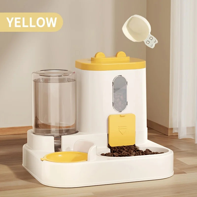 2-in-1 Cat Food & Water Dispenser