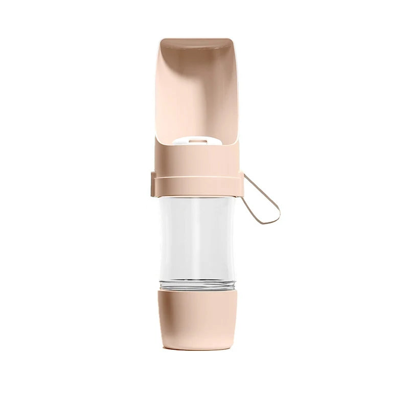 2-in-1 Pet Travel Water & Food Bottle – Portable & Foldable