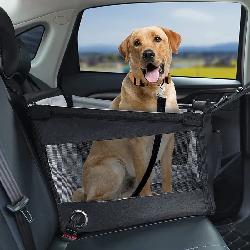 Car Pet Seat Basket – Safe & Comfortable Travel for Dogs or Cats